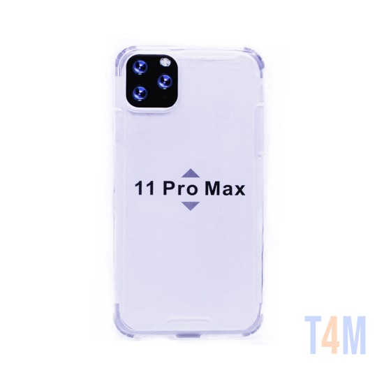 New Science Silicone Hard Corners Case For Apple iPhone 11 Pro Max Transparent